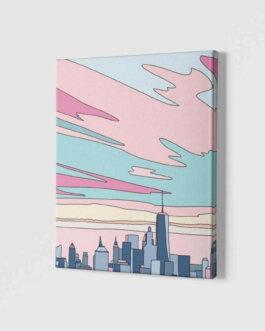 City Towers Wall canvas