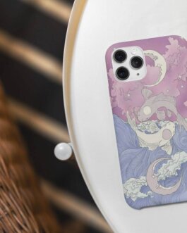 Tui and la moon and ocean phone cover