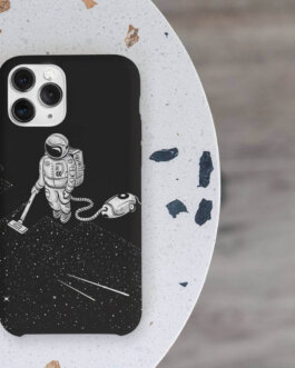 Space clean up phone cover