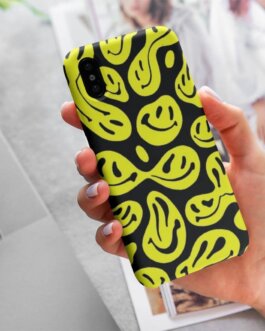 Smiling faces phone cover