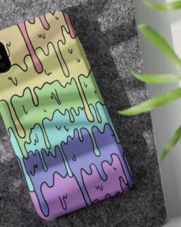 Melting colors phone cover