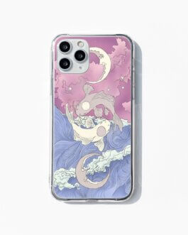 Tui and la moon and ocean phone cover