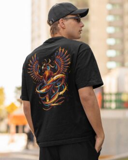 Fire phoenix Oversized T-shirt