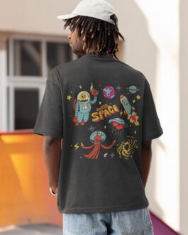 Outer space oversized T-shirt