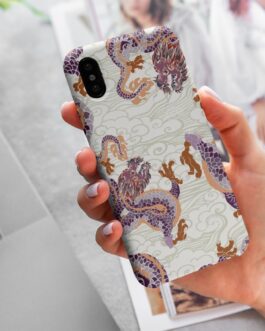 Japanese dragon phone cover