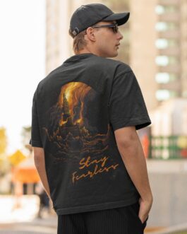 city in hell oversized T-shirt