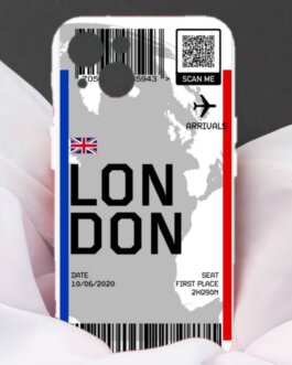 London ticket phone case