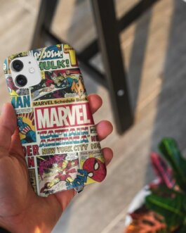 Marvel comics phone case