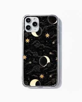 Moon and stars phone cover